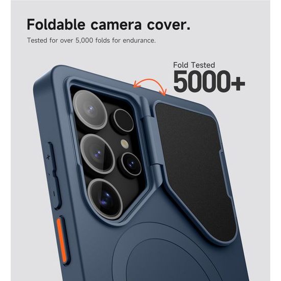 Suritch MagSafe Kickstand Camprotector Θήκη Samsung Galaxy S25 Ultra, μπλε