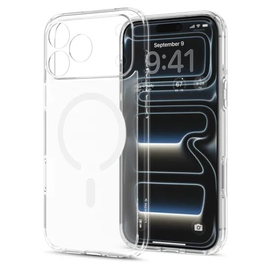 Spigen Ultra Hybrid Mag s MagSafe, iPhone 17 Pro Max / 18 Pro Max, mrazivo biela