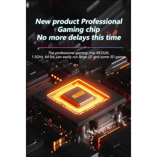 R36 Max Φορητή κονσόλα παιχνιδιών με 4,0" IPS οθόνη, μαύρη