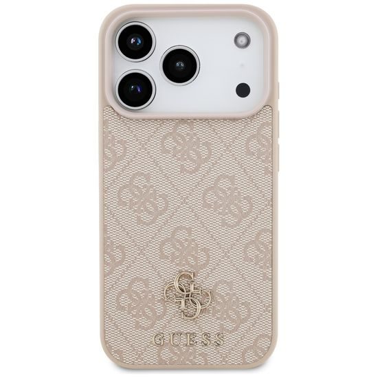 Guess Case für iPhone 17 Pro / 18 Pro - Hardcase 4G Small & Classic MagSafe Schutzhülle - Rosa