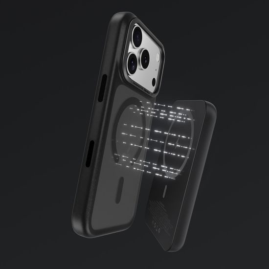 Benks Magnetic Mist cover Metal Frame til iPhone 17 Pro - Sort