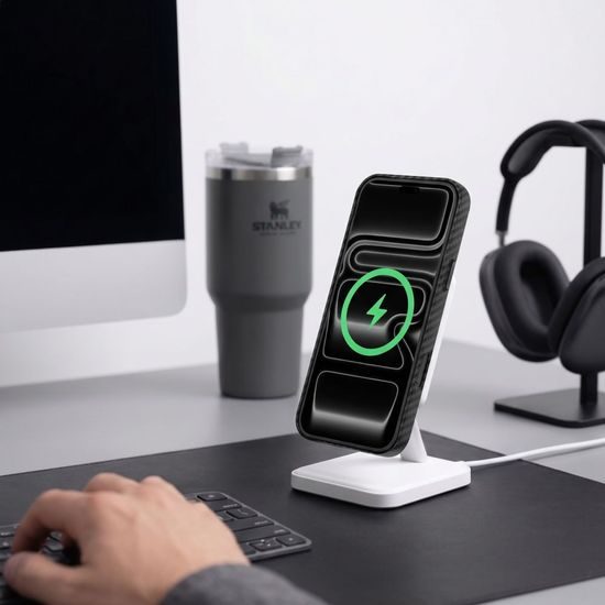 Tech-Protect Ion Carbon MagSafe, iPhone 17 Pro / 18 Pro, černo-stříbrný