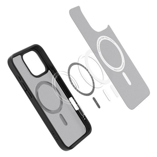 Spigen Ultra Hybrid Mag s MagSafe, iPhone 16 Pro Max, frost black