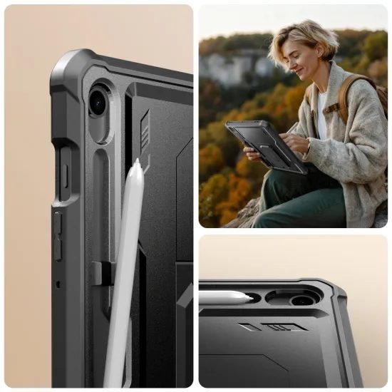 Θήκη Tech-Protect Kevlar Pro, Samsung Galaxy Tab S9 11.0 / S10 FE / S10 Lite 10.9 X710 / X716B / X520 / X526 / X400 / X406B, μαύρη