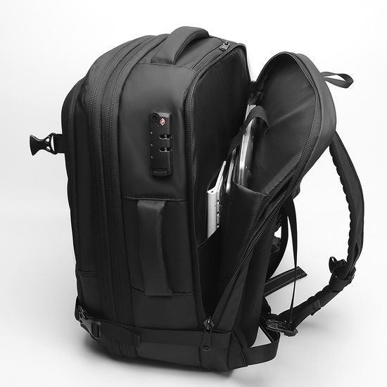 JP Batoh B23 s vákuovým kompresným vakom, 48*31*22~27 cm, čierny