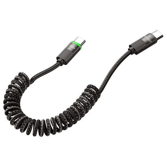 Tech-Protect UltraBoost kábel USB-C, PD100W/5A, 1,8 m, čierny