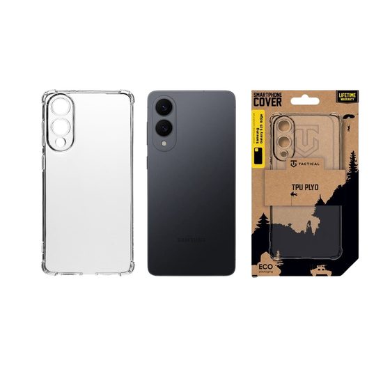 Samsung Galaxy S25 Edge Hoesje - Tactical TPU Plyo - Schokbestendig - Transparant (Anti-geel)