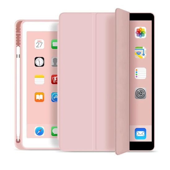Husă Tech-Protect SC Pen pentru Apple iPad Air 4 2020 / Air 5 2022 / Air 6 2024, roz