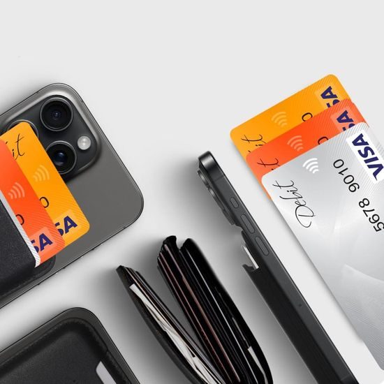 Tech-Protect MagWallet Magsafe Magsafe univerzális mágneskártya tartó, fekete