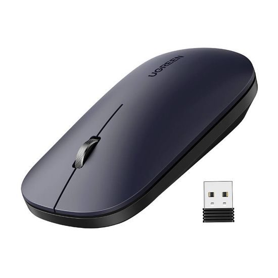 UGREEN MU001 Mouse wireless portabil, negru