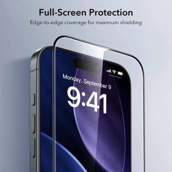 ESR Σκληρυμένο Γυαλί UltraFit, iPhone 17 Pro, 2 τεμάχια
