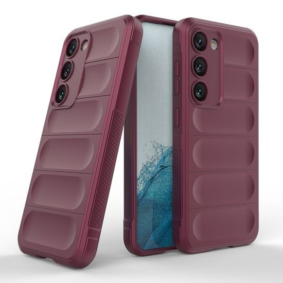 Magic Shield etui, Samsung Galaxy S23 Plus, bordo