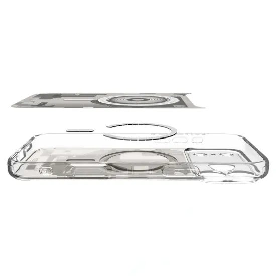 Spigen Ultra Hybrid Mag s MagSafe, iPhone 17 Pro / 18 Pro, zero one, natural titanium