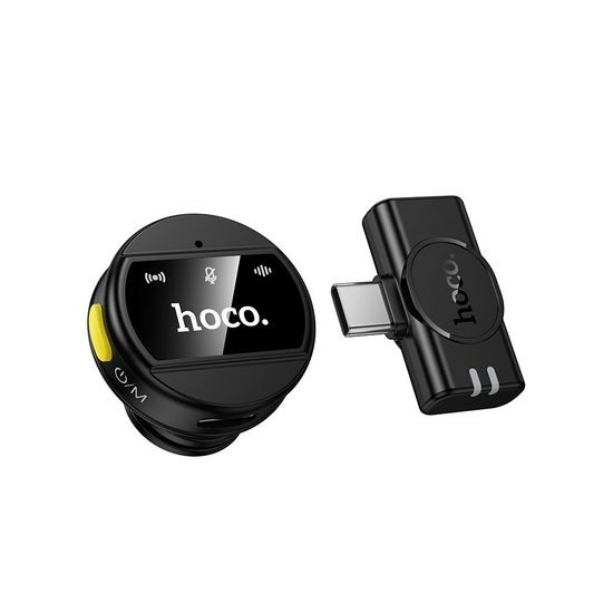 Hoco L21 Ασύρματο μικρόφωνο USB-C, μαύρο