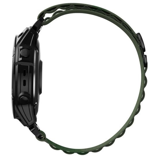 Tech-Protect Nylon PRO band, Garmin Fenix 5 / 6 / 6 Pro / 7, zelena