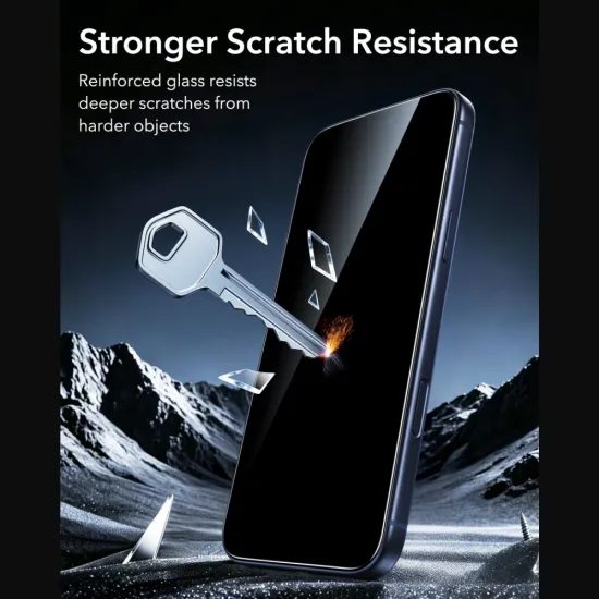 iPhone 18 Pro Max apsauginis stiklas – ESR Privacy Armorite UltraFit grūdintas stiklas, 2 vnt.