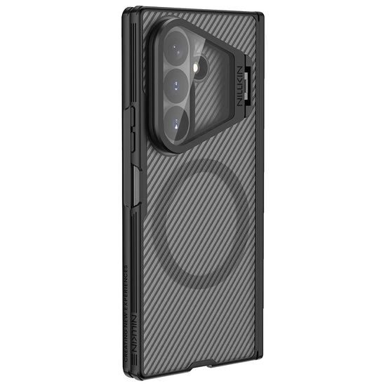 Samsung Galaxy Z Fold 8 Ultra ümbris – Nillkin CamShield Pro Magnetic – läbipaistev / must