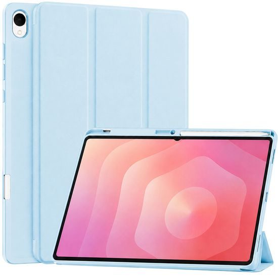 Samsung Galaxy Tab S12 Plus ümbris – Techsuit Flex Trifold klappümbris – helesinine