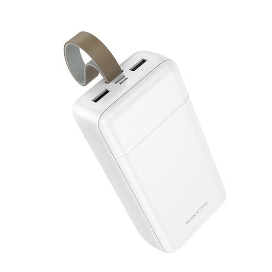 Borofone akupank BJ88B 30000mAh 2x USB-A – valge