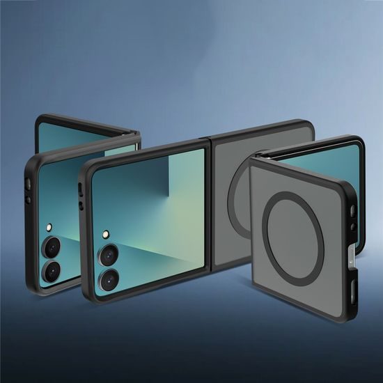 Samsung Galaxy Z Flip 8 ümbris – Techsuit PureFrost MagSafe – matt must