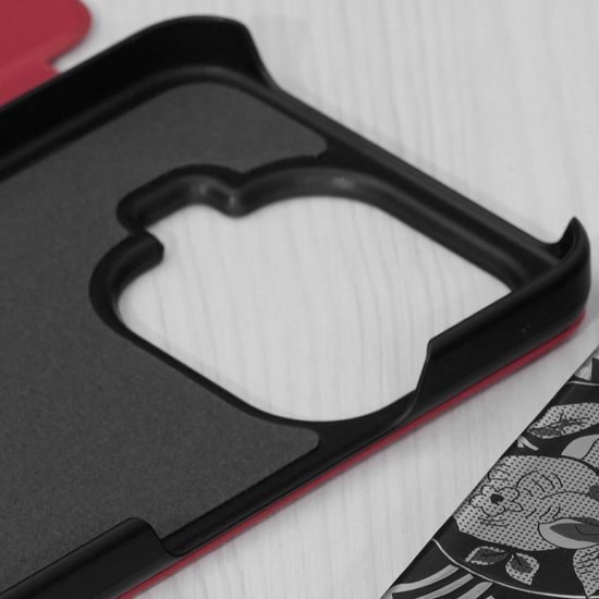 Eco Leather View maska, Xiaomi 17T Pro, crvena