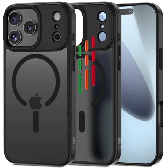 Tech-Protect MagMat XT 4-Set MagSafe, iPhone 17 Pro Max, μαύρο ματ