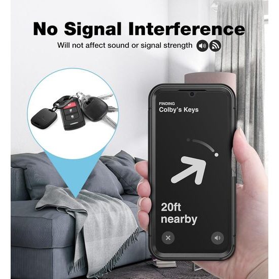 Suritch προστατευτική θήκη, Apple AirTag, μαύρη