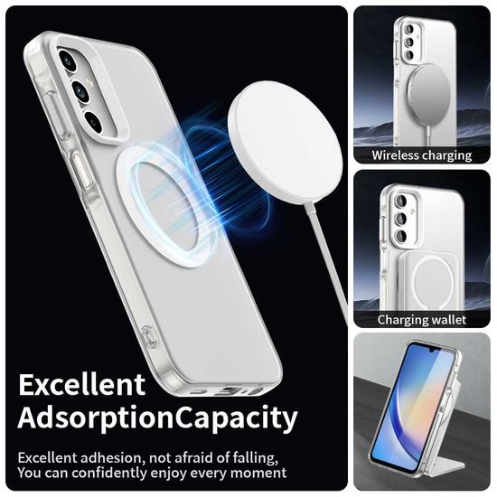 Techsuit CandyCase MagSafe, Samsung Galaxy A35 5G, λευκό