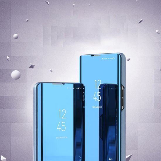 Clear view modré puzdro pre Samsung Galaxy S23 Plus