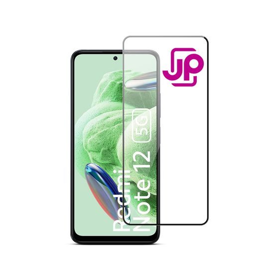 Xiaomi Redmi Note 12 5G kaitseklaas – JP 5D karastatud klaas – must