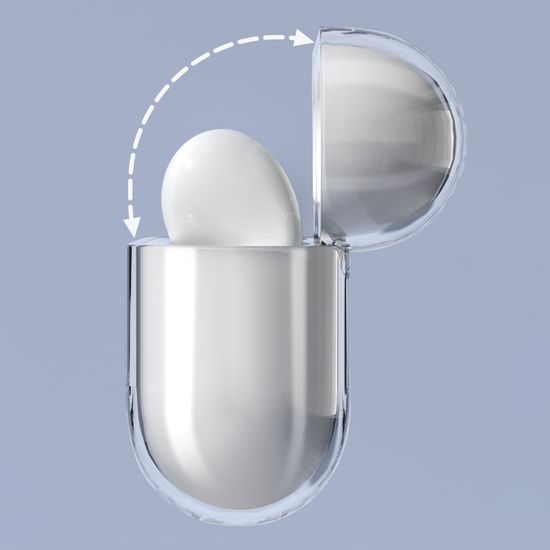 Mocne przezroczyste etui na słuchawki Apple AirPods 3 (etui A)