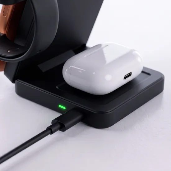 Tech-Protect A56 3in1 MagSafe Wireless Ladestation - Qi2.2 - 25W - Schwarz