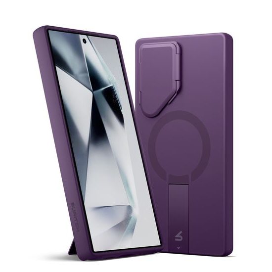 Suritch MagSafe Kickstand Camprotector maska Samsung Galaxy S24 Ultra, ružičasta