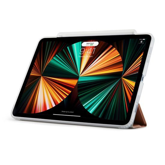 Pipetto Origami Pencil θήκη, Apple iPad Pro 12.9, 2018 / 2020 / 2021 / 2022, ροζ χρυσό