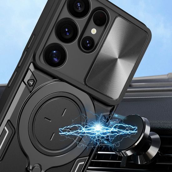 Techsuit CamGuard Pro, Samsung Galaxy S25 Ultra, čierny