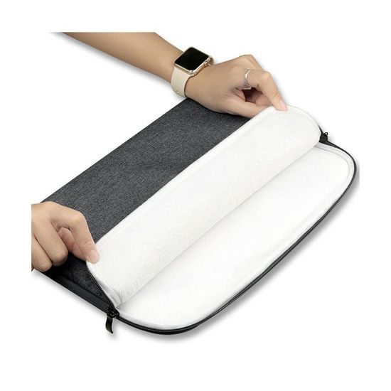 Tech-Protect Sleeve Laptop 15-16, gri închis