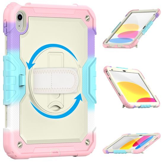 JP Solid360 Rainbow θήκη για tablet, iPad 10.9 2022 (iPad 10) / iPad 11 2025 (iPad 11)