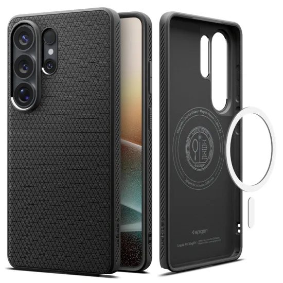 Spigen Liquid Air Mag MagSafe cover til Samsung Galaxy S26 Ultra - Sort