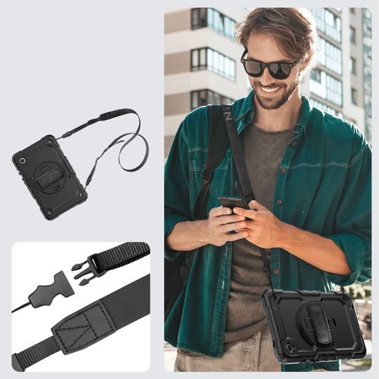 Tech-Protect Solid360 Samsung Galaxy Tab A9+ Plus 11.0" X210 / X215 / X216, μαύρο