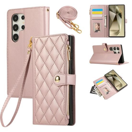 Θήκη Glamour, Samsung Galaxy S25 Ultra, ροζ