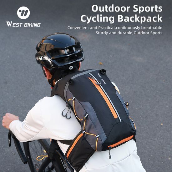 West Biking Kolesarski nahrbtnik s hidratacijskim mehom, 10 l