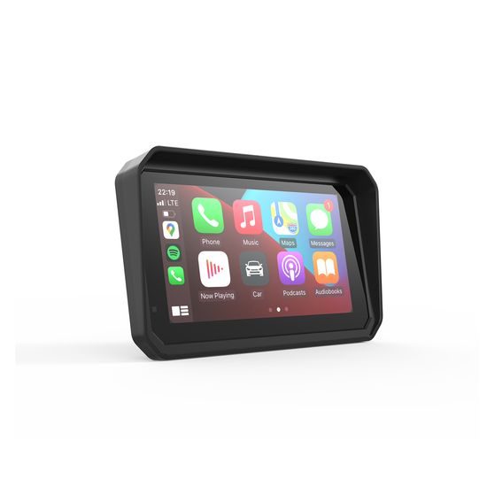 6" Motociklistički zaslon s bežičnim CarPlay i Android Auto, dvostrukom Full HD kamerom i brzootpusnim nosačem