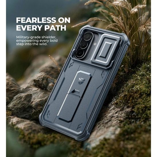 Dexnor 360 Kickstand Camprotector tok Samsung Galaxy A57, kék
