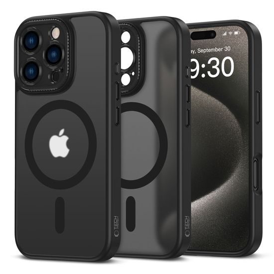 Tech-Protect MagCam MagSafe, iPhone 16 Pro, czarny matowy