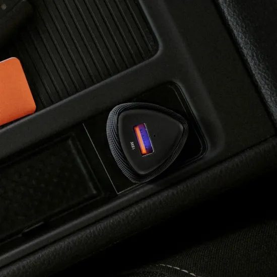 Forcell Carbon Adaptér do auta, USB QC 3.0, 18W, CC50-1A, černý