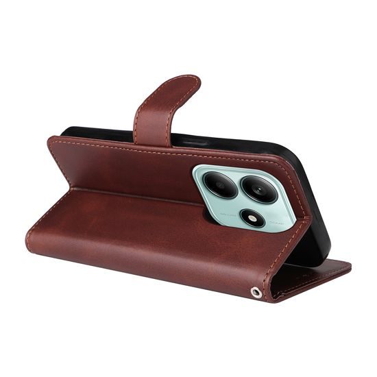 Μαγνητική Θήκη, Xiaomi Redmi Note 14 5G, καφέ