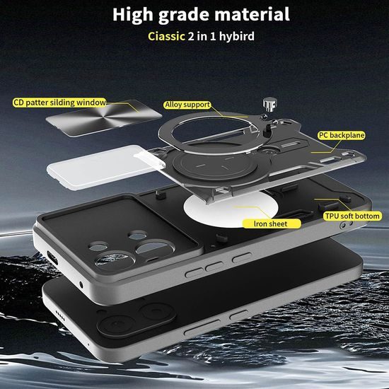 Techsuit CamGuard Pro, Xiaomi Redmi A7 Pro 4G, crna