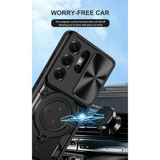 Θήκη Camshield Ring, Samsung Galaxy S26 Ultra, μαύρη