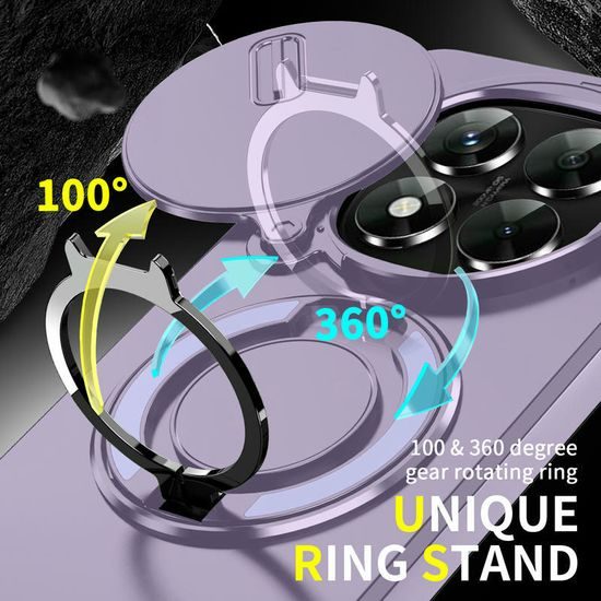 Θήκη Camslide Stand, Xiaomi Redmi Note 14 Pro Plus 5G, μωβ