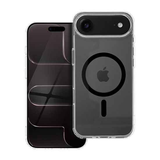 Θήκη Drop Glue Colorful Ring Mag Cover με MagSafe, iPhone Air, μαύρη